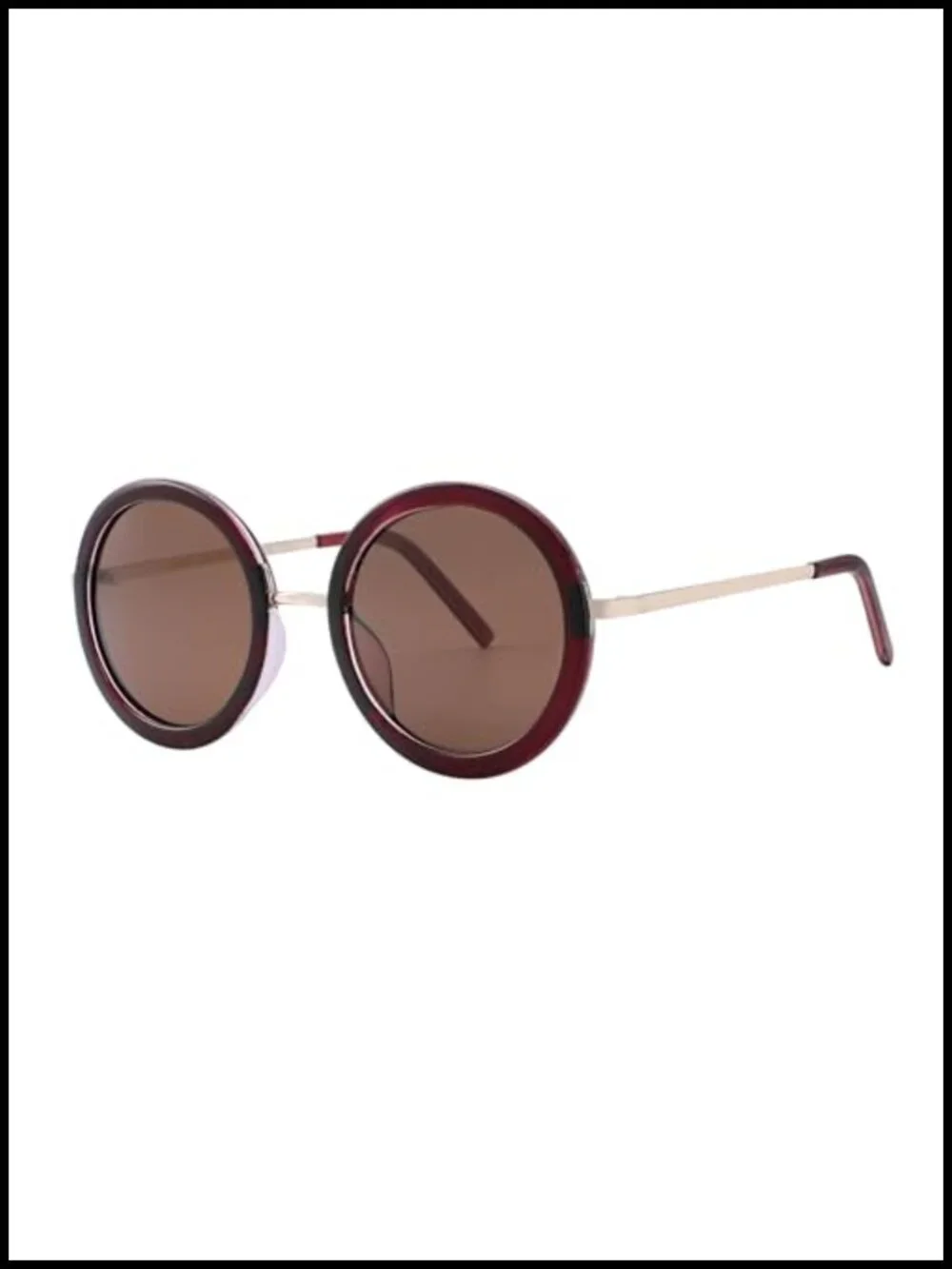 Polarized Retro Round Sunglasses Oversized UV Protection Vintage Ladies